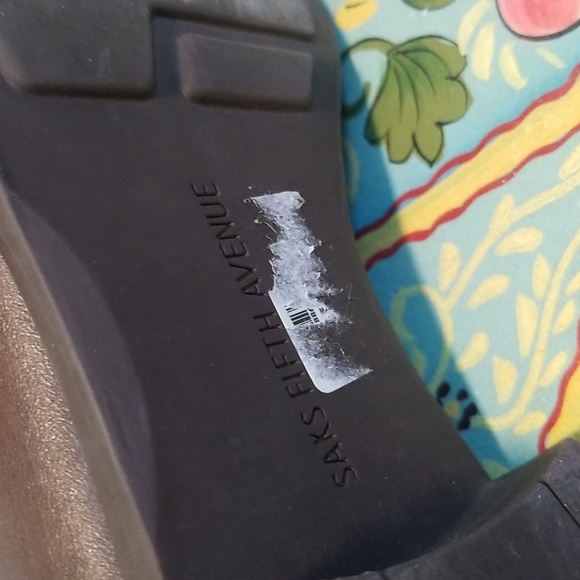 SAKS 5th Avenue brown leather riding boots - Picture 6 of 10